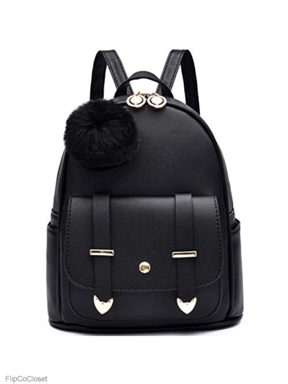 Mini PU Leather Backpack Purse for Women Girls Fashion Cute Shoulder Bag